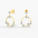 Starlight Circular Dangle Earrings
