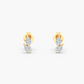 Petite Pear Duo Studs