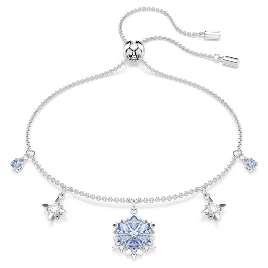 Swarovski Magic Snowflake Bracelet with Blue & Clear Stones