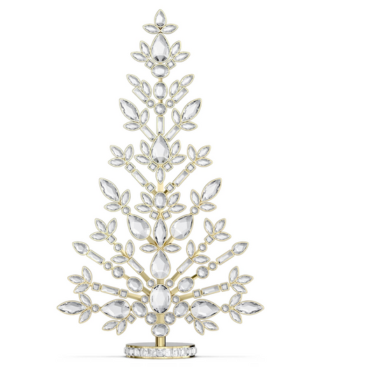 Swarovski Clear & Gold Standing Tree