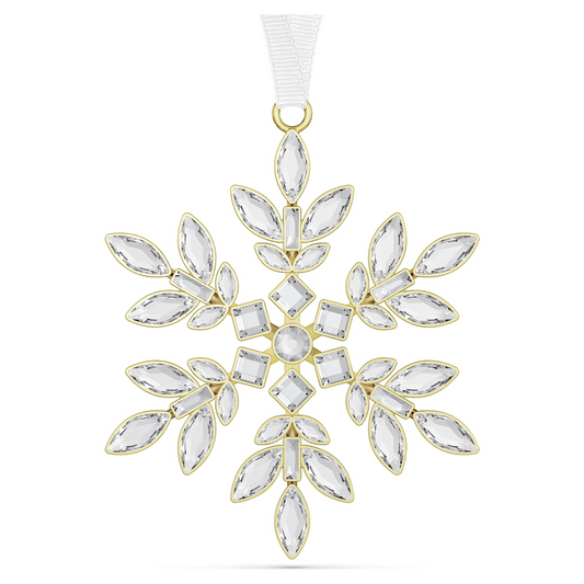 Swarovski Gold & Clear Crystal Holiday Ornament
