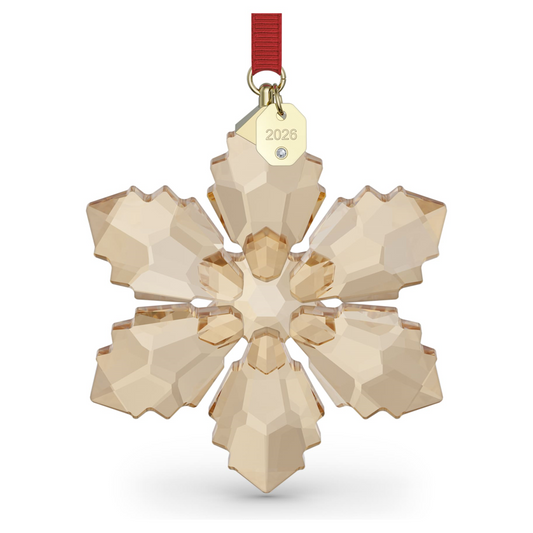 Swarovski 2026 Annual Gold Snowflake Ornament