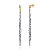 Gold Bujukan Diamond Stud Drop Earrings