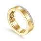 Gold 5mm Diamond Anniversary Cigar Band