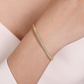 Gold Closed Bangle Bracelet
