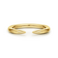 Gold Thin Open Anniversary Band