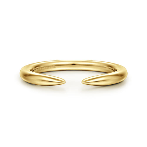 Gold Thin Open Anniversary Band