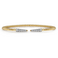 Gold Diamond Open Bujukan Bangle Bracelet