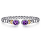 Bujukan Amethyst Open Bangle Bracelet