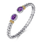 Bujukan Amethyst Open Bangle Bracelet