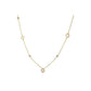14K Clover Pendant & Diamond Necklace