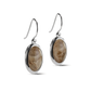 Heirloom Petoskey Stone Drop Earrings