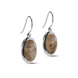 Heirloom Petoskey Stone Drop Earrings