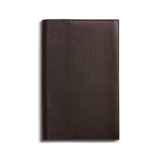Espresso Pebbled Leather Journal Cover