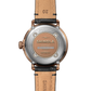 Runwell 43mm Bronze Black Leather Strap
