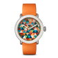 Orange Detrola Watch