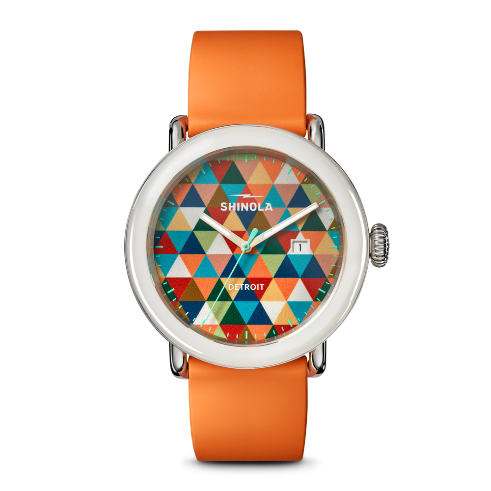 Orange Detrola Watch