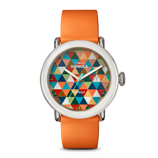 Orange Detrola Watch