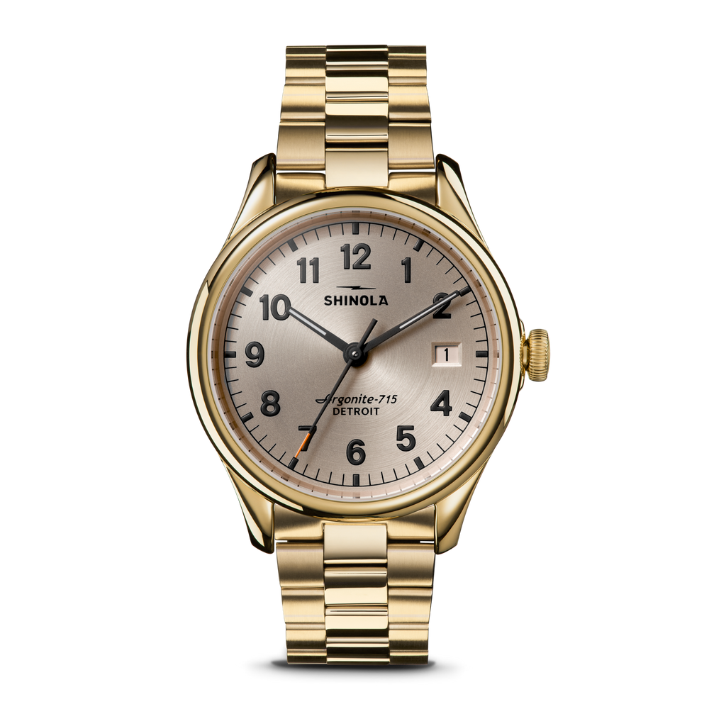 38mm Vinton Gold Bracelet Watch