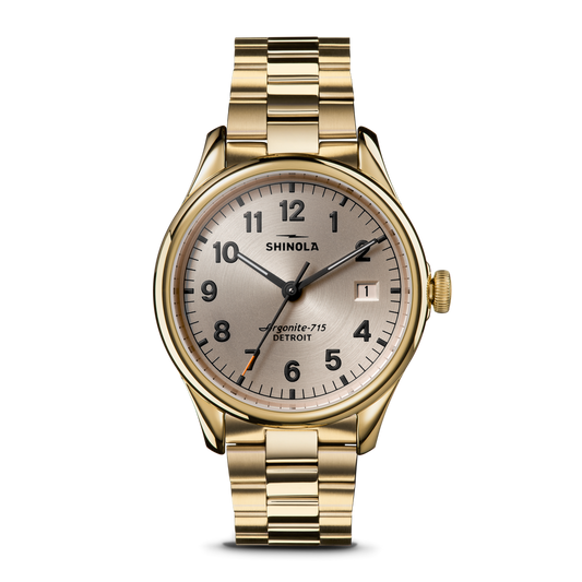 38mm Vinton Gold Bracelet Watch