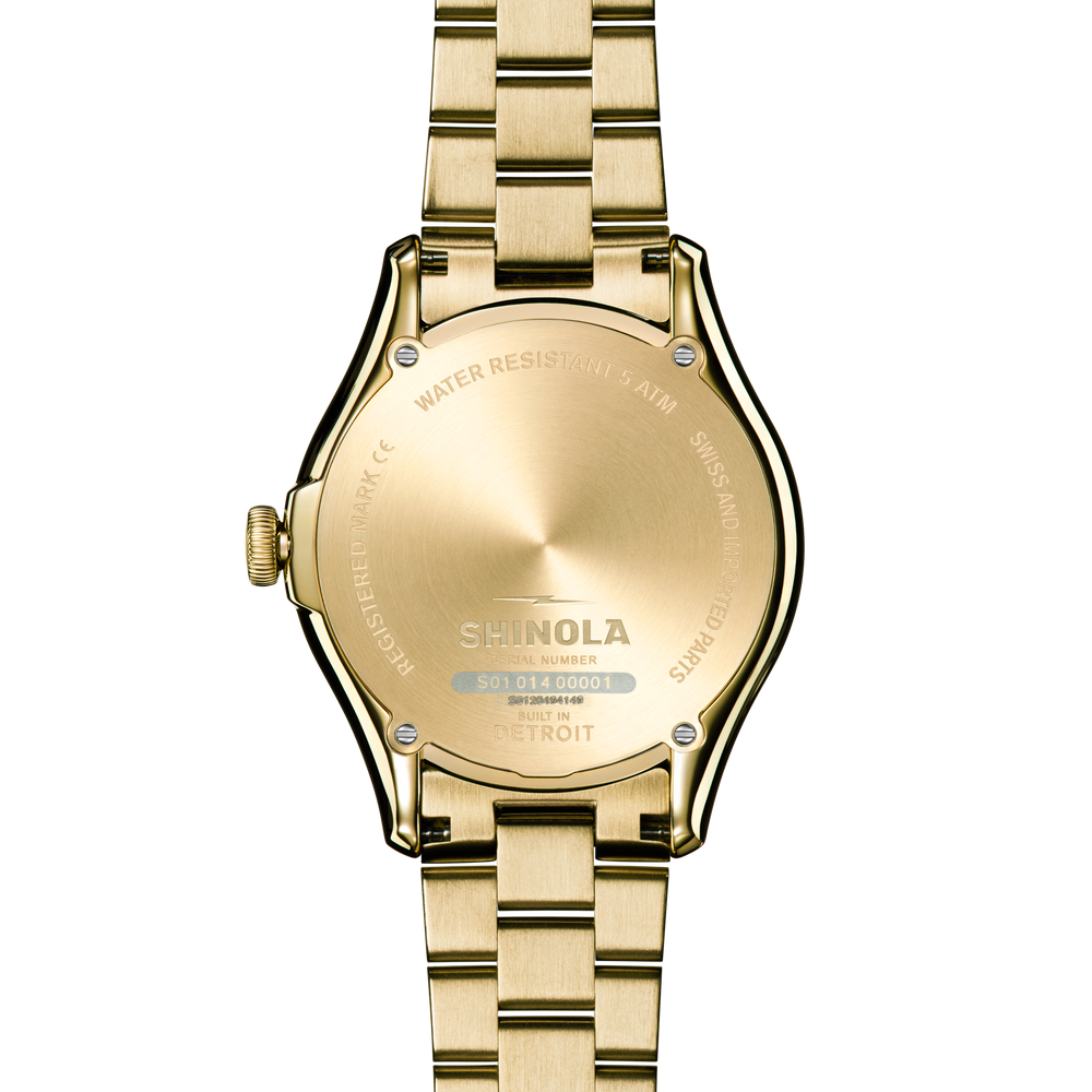 38mm Vinton Gold Bracelet Watch