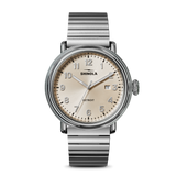 41mm Detrola Watch Silver Bracelet