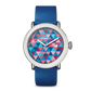 Blue Detrola Watch