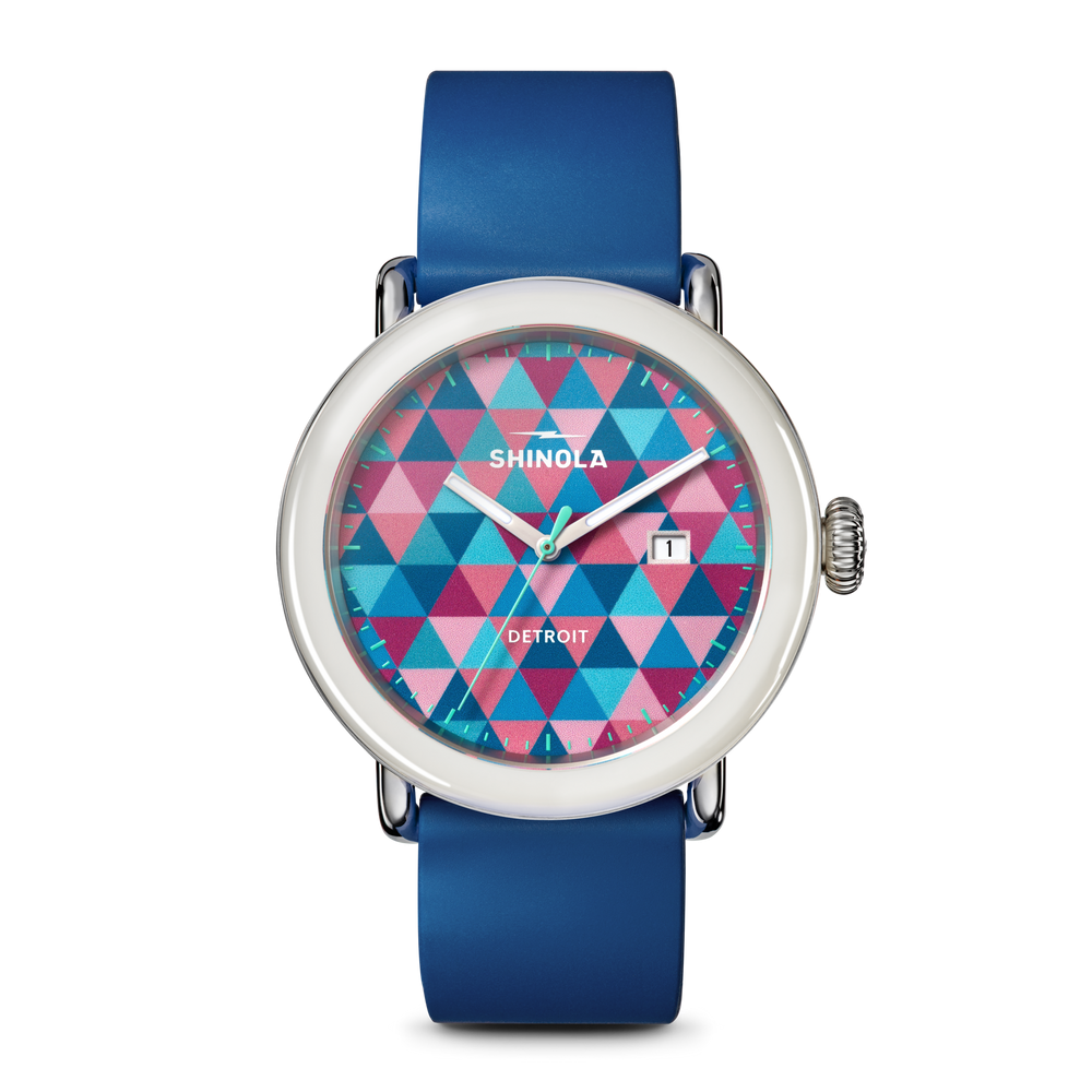 Blue Detrola Watch