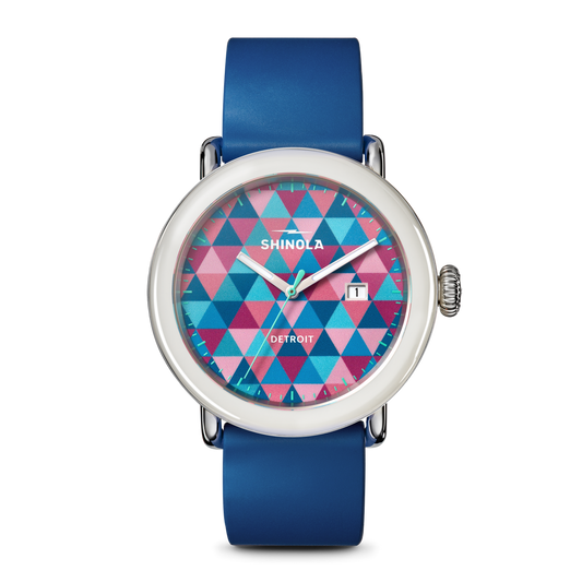 Blue Detrola Watch