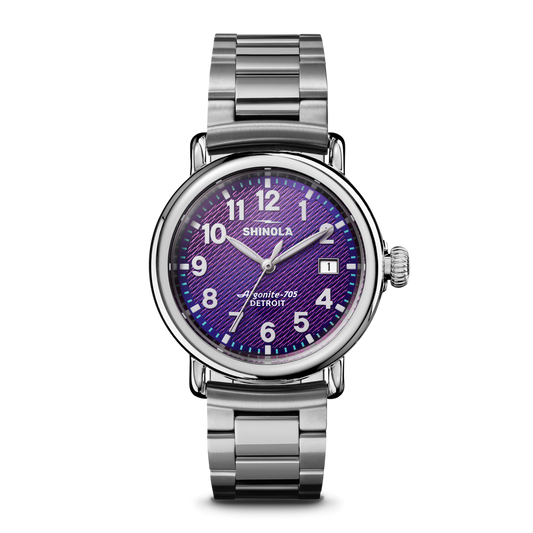 36mm Runwell Watch Purple