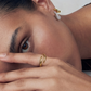 Gold Spiral Adjustable Ring