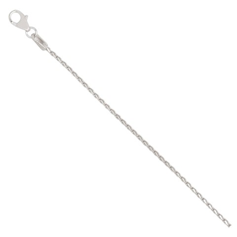Sterling Silver Diamond Cut Wheat Chain 18"