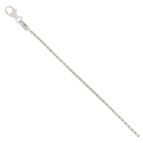 Sterling Silver Diamond Cut Wheat Chain 20"