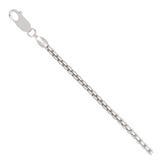 Sterling Silver Round Box Chain 18"