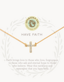 Sea La Vie Cross Necklace