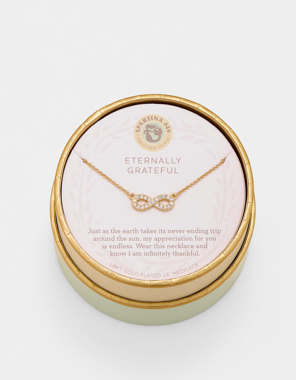 Eternally Grateful/Infinity Necklace