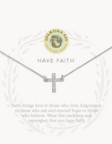 Sea La Vie Cross Necklace