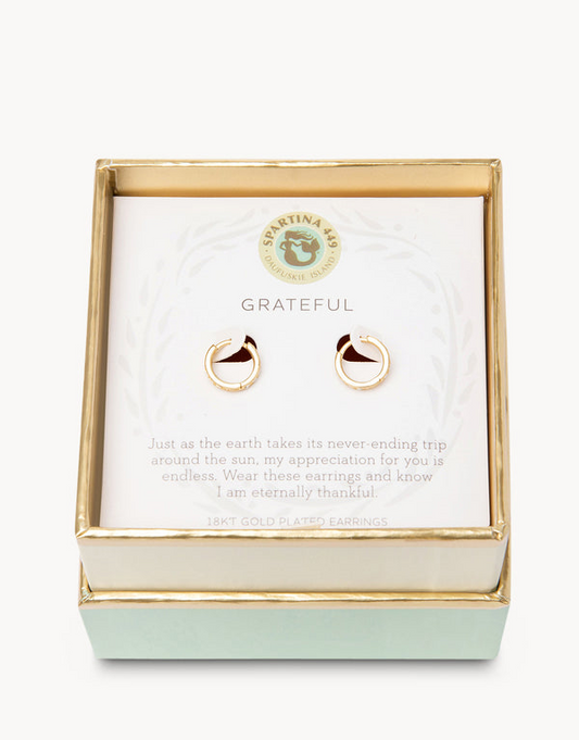Grateful Hoop Earrings