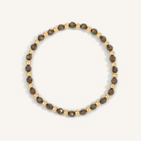 Pyrite & Gold Harmony Gemstone Bead Bracelet