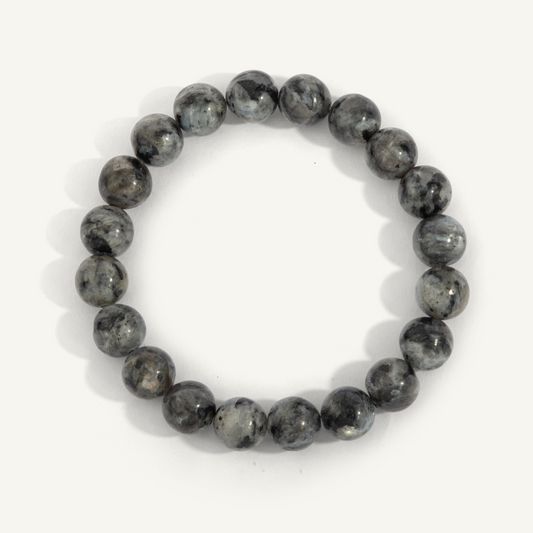 Dark Labradorite Beaded Bracelet