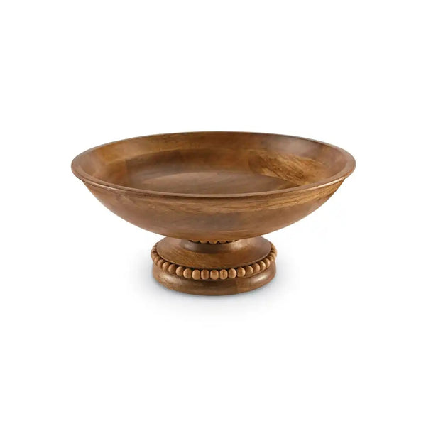 Wood Pedestal Bowl