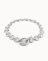 UNOde50 Silver Multi Circle Necklace