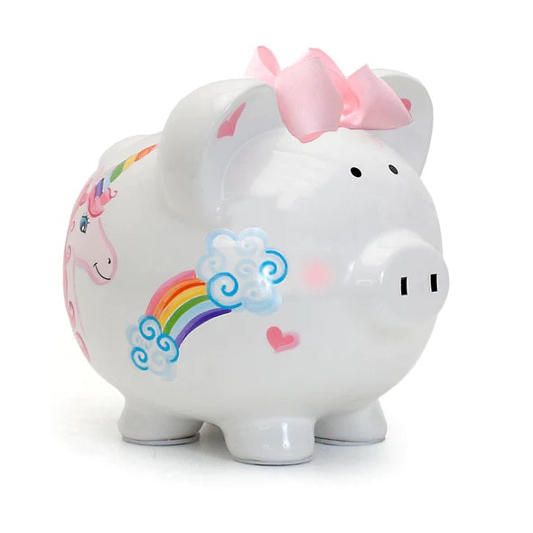 Unicorn & Rainbow Piggy Bank