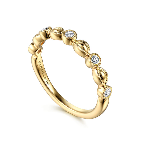 Marquise Diamond Stackable Ring