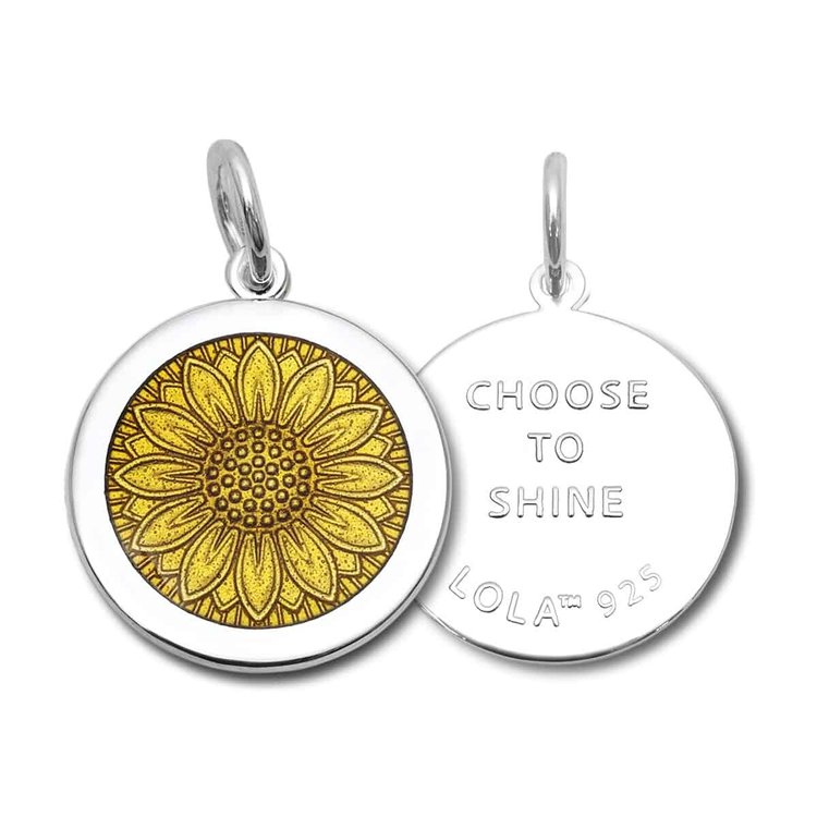 15mm Sunflower Pendant