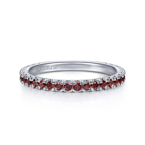 Garnet Stackable Ring