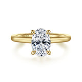 Oval Solitaire Engagement Ring