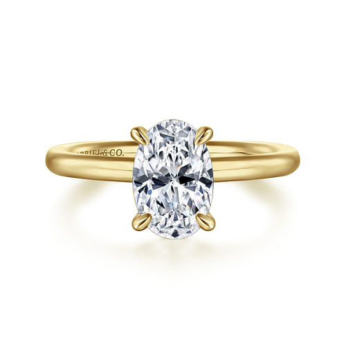 Oval Solitaire Engagement Ring