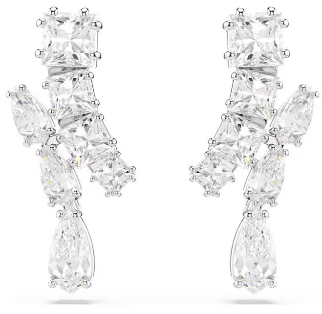 Swarovski Matrix Clear Stone Earrings