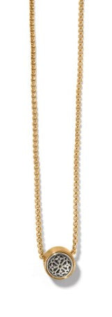 Brighton Ferrara Two Tone Luce Mini Pendant Necklace